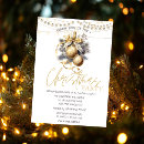 Search for ball christmas invitations Gold