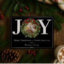 Search for black christmas cards Family photo