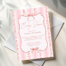 Search for pink stripe invitations Mother to be