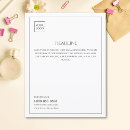 Search for black bordered stationery paper Minimalist