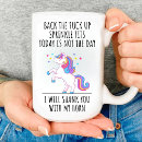 Search for unicorn horn mugs Funny