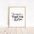 Search for strength motivation posters Black and white typography