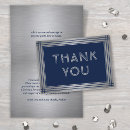 Search for navy blue thank you cards Simple