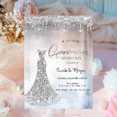 Search for silver quinceanera invitations Diamonds