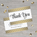 Search for black gold thank you cards Classic