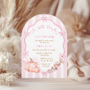 Search for fall baby girl shower invitations Pumpkin