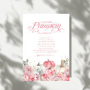 Search for floral pumpkin baby shower invitations Pink