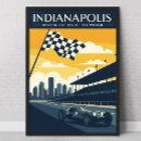 Search for vintage racing posters Indianapolis