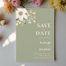 Search for sage green save the dates Simple