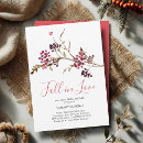 Search for fall in love bridal shower invitations Simple