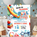 Search for back to school invitations Goodbye pool hello school