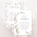 Search for wildflower wedding invitations Elegant