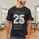 Search for 25th anniversary tshirts Silver