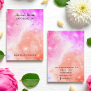 Search for rhinestone business cards Pink