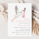Search for stork baby shower invitations Classic