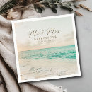Search for beach wedding napkins Cocktail