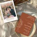 Search for boho seaside wedding invitations Earthy tones rustic bloom