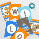 Search for woodland bunting flags Forest animals