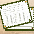 Search for sunflower recipe cards Floral