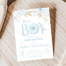 Search for pumpkin baby boy shower invitations Blue