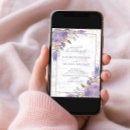 Search for rustic lavender wedding invitations Gold