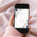 Search for light blue and gold wedding invitations For her