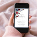 Search for dusty blue and burgundy wedding invitations Elegant