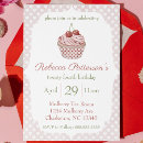 Search for cherry cupcake invitations Pink