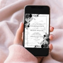 Search for black marble invitations Black and white