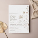 Search for wildflower baby shower invitations Watercolor
