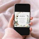 Search for greenery bridal shower invitations Minimal