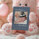 Search for year birth announcement cards New year new baby