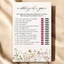 Search for elegant floral bridal shower games He said she said