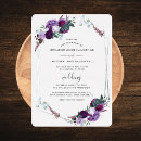 Search for round wedding invitations Purple