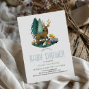 Search for rustic woodland animals baby shower invitations Greenery