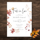 Search for fall leaves bridal shower invitations Elegant