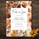 Search for fall bridal shower invitations Calligraphy script