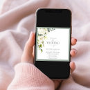Search for white floral invitations Botanical greenery