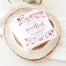 Search for valentine napkins A little sweetheart