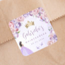Search for lilac floral stickers 15th birthday party