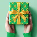 Search for green gold wrapping paper Irish