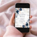 Search for blush and navy blue invitations Watercolor