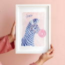 Search for zebra monogram posters Animal