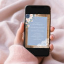 Search for dusty blue and blush wedding invitations For her