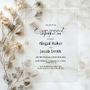 Search for minimalist engagement party invitations Stylish
