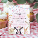 Search for farm baby shower invitations Barnyard