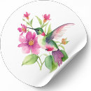Search for hummingbird and flower stickers Animals