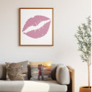 Search for lipstick lips posters Pink