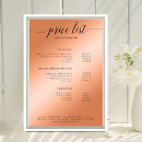 Search for salon templates price lists Professional