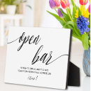 Search for wedding tabletop signs Black and white